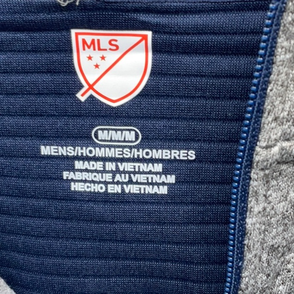 NWT MLS men’s Kansas City Sporting full zip hoodie, size M - Picture 3 of 8